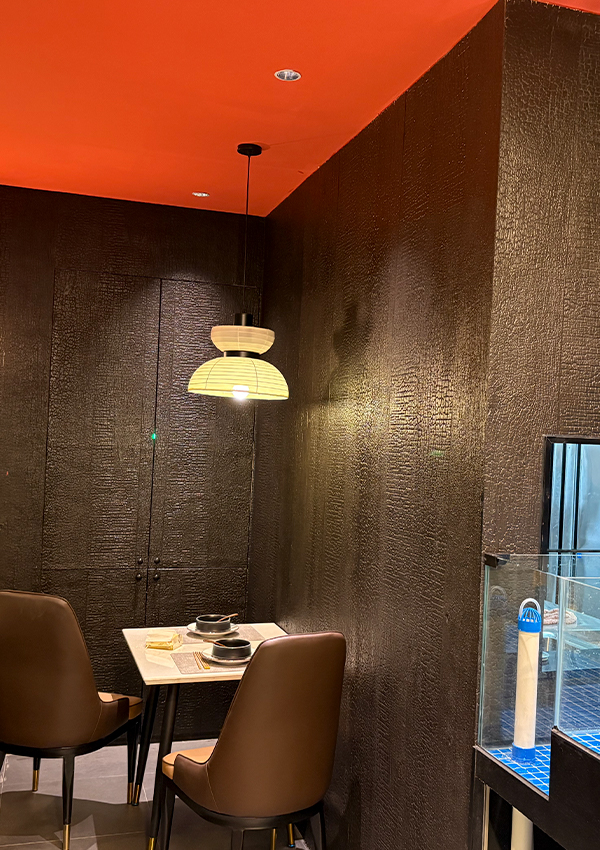 Panel de pared de piedra blanda flexible de madera carbonizada