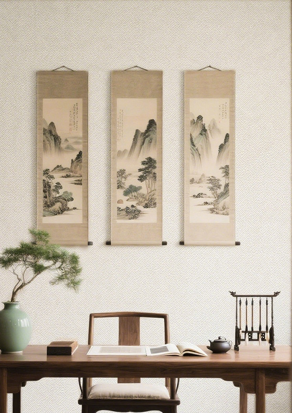 Panel de pared de piedra suave flexible con patrones geométricos
