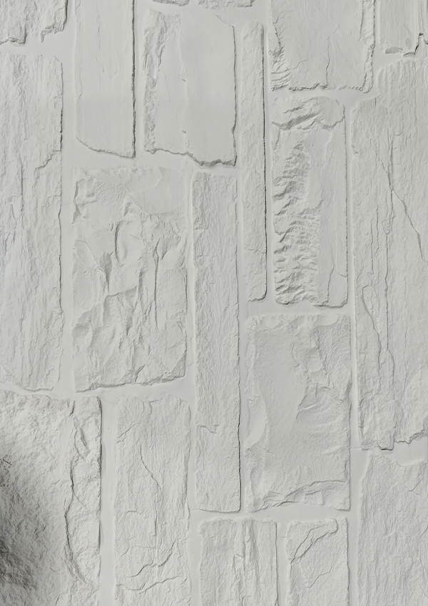 Panel de pared de piedra blanda flexible de piedra rota