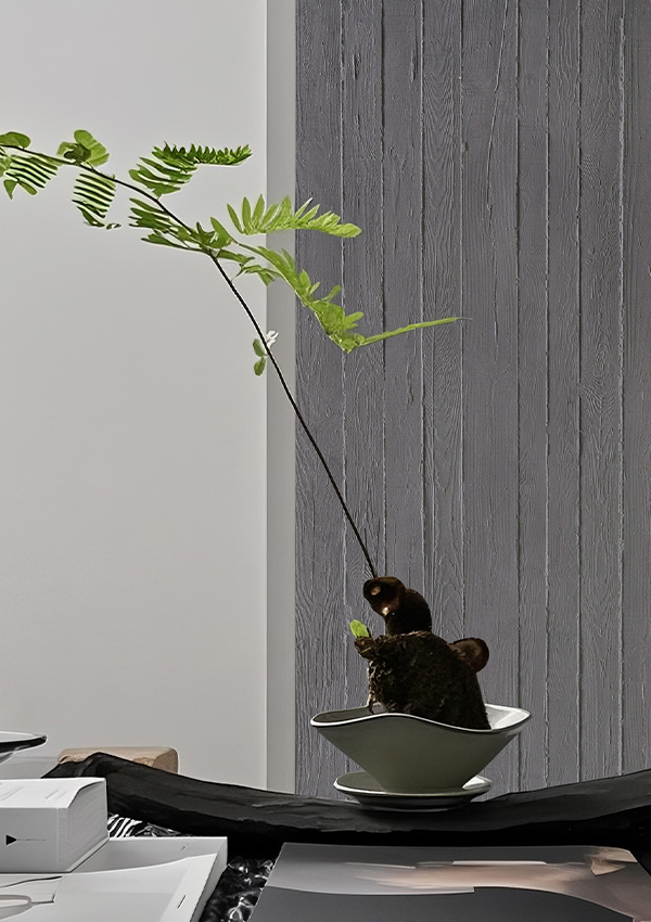 Tablero de vertido de madera Panel de pared de piedra suave flexible
